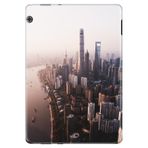 Cekuonline Huawei Mediapad T3 9.6" ile Uyumlu Tablet Kılıfı, Desenli Silikon, Şangay avonm-v-cvr460114