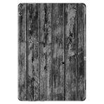 Cekuonline Huawei Mediapad T3 9.6" ile Uyumlu Tablet Kılıfı, Desenli Silikon, Wood avonm-v-cvr460139