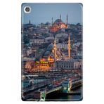 Cekuonline Lenovo M10+ Plus TB-X606F ile Uyumlu Tablet Kılıfı, Desenli Silikon, Galata avonm-v-cvr451449