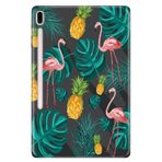 Cekuonline Samsung Galaxy Tab S7-FE LTE SM-T737 ile Uyumlu Desenli Silikon Kılıf, Pembe Flamingo avonm-v-cvr451936