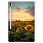 Cekuonline Samsung Galaxy Tab S7 Plus SM-T970 12.4" ile Uyumlu Desenli Silikon Kılıf, Farm avonm-v-cvr452239