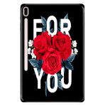 Cekuonline Samsung Galaxy Tab S7 SM-T870 11" ile Uyumlu Kılıf, Desenli Silikon, For You avonm-v-cvr452442