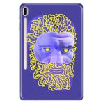 Cekuonline Samsung Galaxy Tab S7 SM-T870 11" ile Uyumlu Kılıf, Desenli Silikon, Human avonm-v-cvr452459
