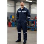 çelebi workwear Bondit Su Geçirmez Reflektörlü Lacivert İş Tulumu