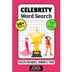 Celebrity Word Search Puzzle Book: 50+ Fun & Easy-to-Read Puzzles Featuring Famous Stars, Icons & Pop Culture Legends for Adults, Seniors & Teens