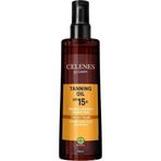 Celenes SPF15 200 ml Bronzlaştırıcı Güneş Yağı