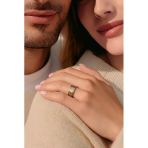 Çelik 18 Numara (İçi Dönüyor Sitres Yüzüğü) Unısex Alyans Yüzük