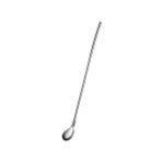 Çelik 22 cm Kamışlı Kokteyl Karıştırma Kahve Latte Barmen Kaşığı cin759by
