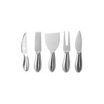 Çelik 5 Parça Silver Peynir Bıçağı Seti Peynir Dilimleyici cin621by