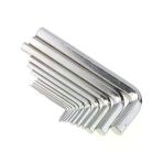 Çelik Alyan Anahtar Seti, 9 Parça, 1.5 Mm İle 10 Mm Arası Boyutlar