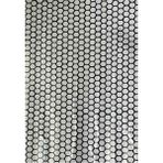 Çelik Auto Petek Tasarım Araç Far Kaplama 60*26 cm CLK-106 - Çift Renk - Standart