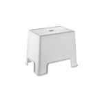 Çelik Ayna Beyaz Çok Amaçlı Plastik Banyo Taburesi CLK128 FMA07260
