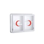 Çelik Ayna CLK156 2 Kapaklı Ecza Dolabı