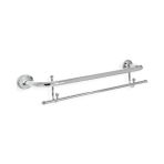 Çelik Banyo Çift Kancalı 50 Cm Uzun Havluluk