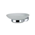 Çelik Banyo Eser Cam Sabunluk Gri