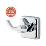 Çelik Banyo KU10-002 Paslanmaz Pirinç Kumru Bornozluk Havlu Askılık