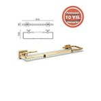 Çelik Banyo Ku10-005.1 Kumru Etajer Sari Sarı