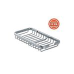 Çelik Banyo Mercan Süngerlik 10*19cm 10 Yıl Garantili Paslanmaz Pirinç Malzeme Gümüş
