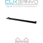Çelik Banyo Paris Dkp Havluluk 50Cm Mat Siyah