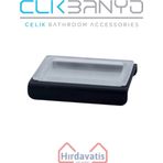 Çelik Banyo Paris Dkp Setüstü Sabunluk Mat Siyah