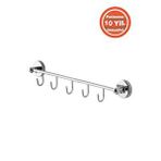 Çelik Banyo Paslanmaz Pirinç 5'li Banyo Askısı Set Askılık Gümüş