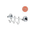 Çelik Banyo Paslanmaz Pirinç Bella Çıkmalı 3’lü Set Askılık (10 Yıl Garantili) Beyaz