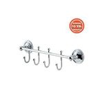 Çelik Banyo Paslanmaz Pirinç Bella Çıkmalı 4’lü Set Askılık (10 Yıl Garantili) Beyaz