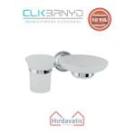 Çelik Banyo Paslanmaz Pirinç Bella Erciyes Sabunluk Di? Fırçalık Gri