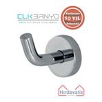 Çelik Banyo Paslanmaz Pirinç Eser Tekli Askılık Gri