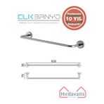 Çelik Banyo Paslanmaz Pirinç Eser Uzun Havluluk 60cm Gri