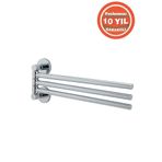 ÇELİK BANYO Paslanmaz Pirinç Flora 3’lü Havluluk