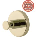 Çelik Banyo Paslanmaz Pirinç Flora Bornozluk Tekli Altın Sarı Gold