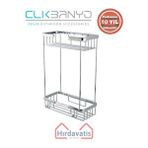 Çelik Banyo Paslanmaz Pirinç Karaca Kili Süngerlik 10x20 Gri