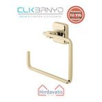Çelik Banyo Paslanmaz Pirinç Kumru Kare Havluluk Altın Sarı Gold