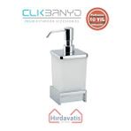 Çelik Banyo Paslanmaz Pirinç Kumru Set Üstü Sıvı Sabunluk Gri