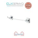 Çelik Banyo Paslanmaz Pirinç Kumru Uzun Havluluk 50cm Gri