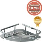 ÇELİK BANYO Paslanmaz Pirinç Marin Tekli 19*19 Cm Sampuanlık Süngerlik Banyo Rafı