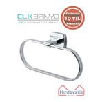 Çelik Banyo Paslanmaz Pirinç Milano Oval Havluluk Gri