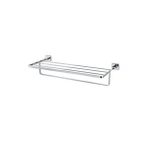 Çelik Banyo Paslanmaz Pirinç Milano Raf Havluluk 50cm Gri