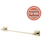 Çelik Banyo Paslanmaz Pirinç Milano Uzun Havluluk 50CM Altın Sarı Gold