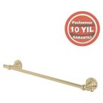 Çelik Banyo Paslanmaz Pirinç Ottoman Uzun Havluluk 50CM Altın Sarı Gold