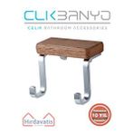 Çelik Banyo Paslanmaz Pirinç Selvi 2’li Askılık Gri