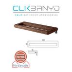 Çelik Banyo Paslanmaz Pirinç Selvi Havluluk 50cm Gri
