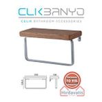 Çelik Banyo Paslanmaz Pirinç Selvi Havluluk Gri