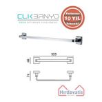 Çelik Banyo Paslanmaz Pirinç Tamay Havluluk 30cm Gri