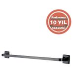 Çelik Banyo Paslanmaz Pirinç Tamay Havluluk 40CM Mat Siyah