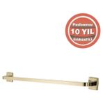 Çelik Banyo Paslanmaz Pirinç Tamay Havluluk 50CM Altın Sarı Gold
