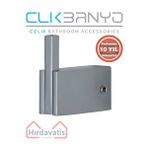 Çelik Banyo Paslanmaz Pirinç Titanik Bornozluk Tekli Havlu Askısı Gri