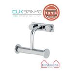 Çelik Banyo Paslanmaz Pirinç Vera 2’li Askılık Gri