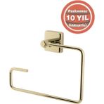 Çelik Banyo Paslanmaz Pirinç Vizyon Kare Havluluk Altın Sarı Gold